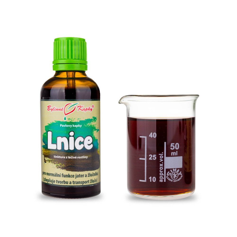 Lnice tinktura 50 ml - Bylinné Kapky