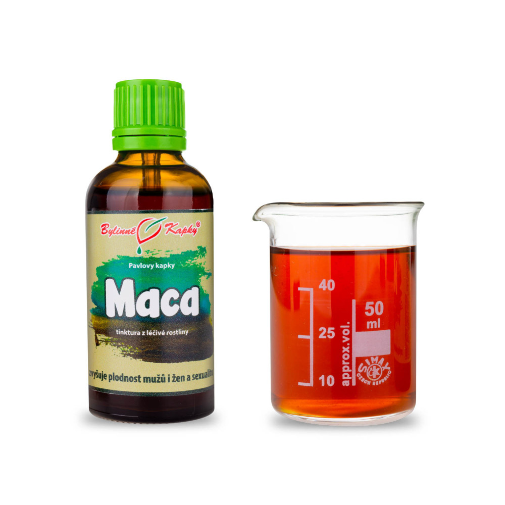 Maca (řeřicha peruánská) tinktura 50 ml - Bylinné Kapky 