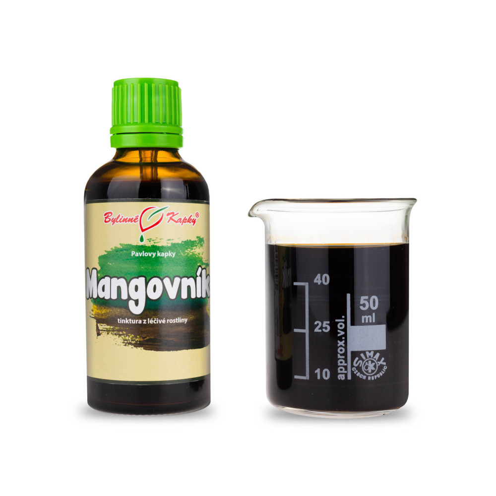 Mangovník tinktura 50 ml - Bylinné Kapky