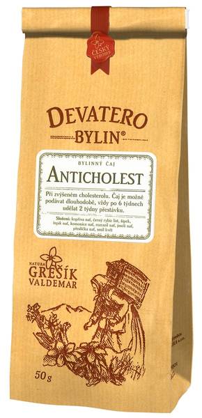 Anticholest 50 g sypaný čaj Devatero bylin - Grešík