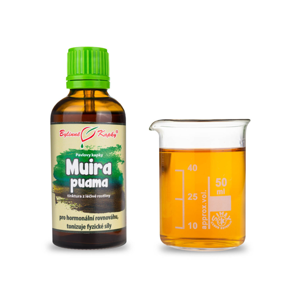 Muira puama tinktura 50 ml - Bylinné Kapky 
