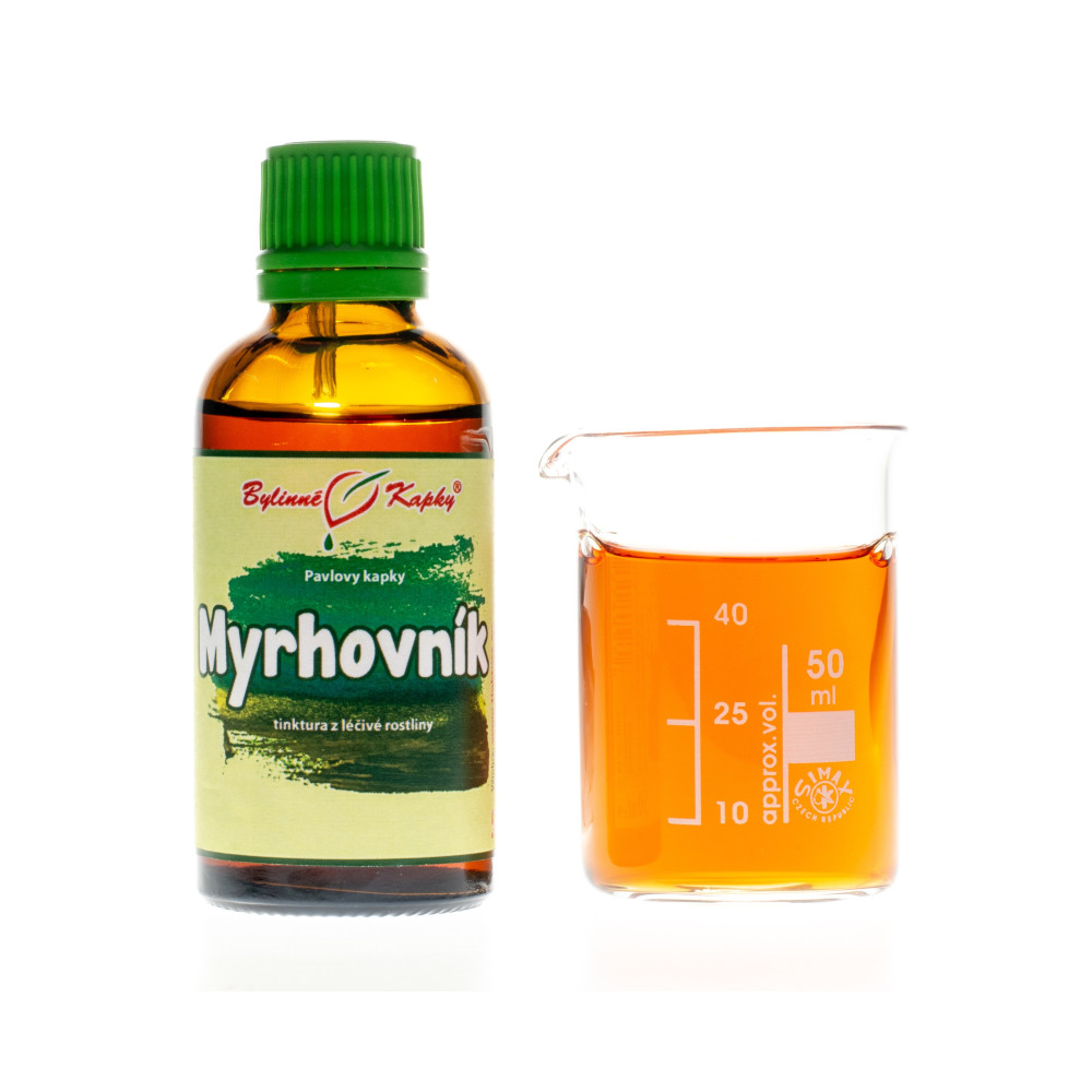 Myrhovník (myrha) tinktura 50 ml - Bylinné Kapky