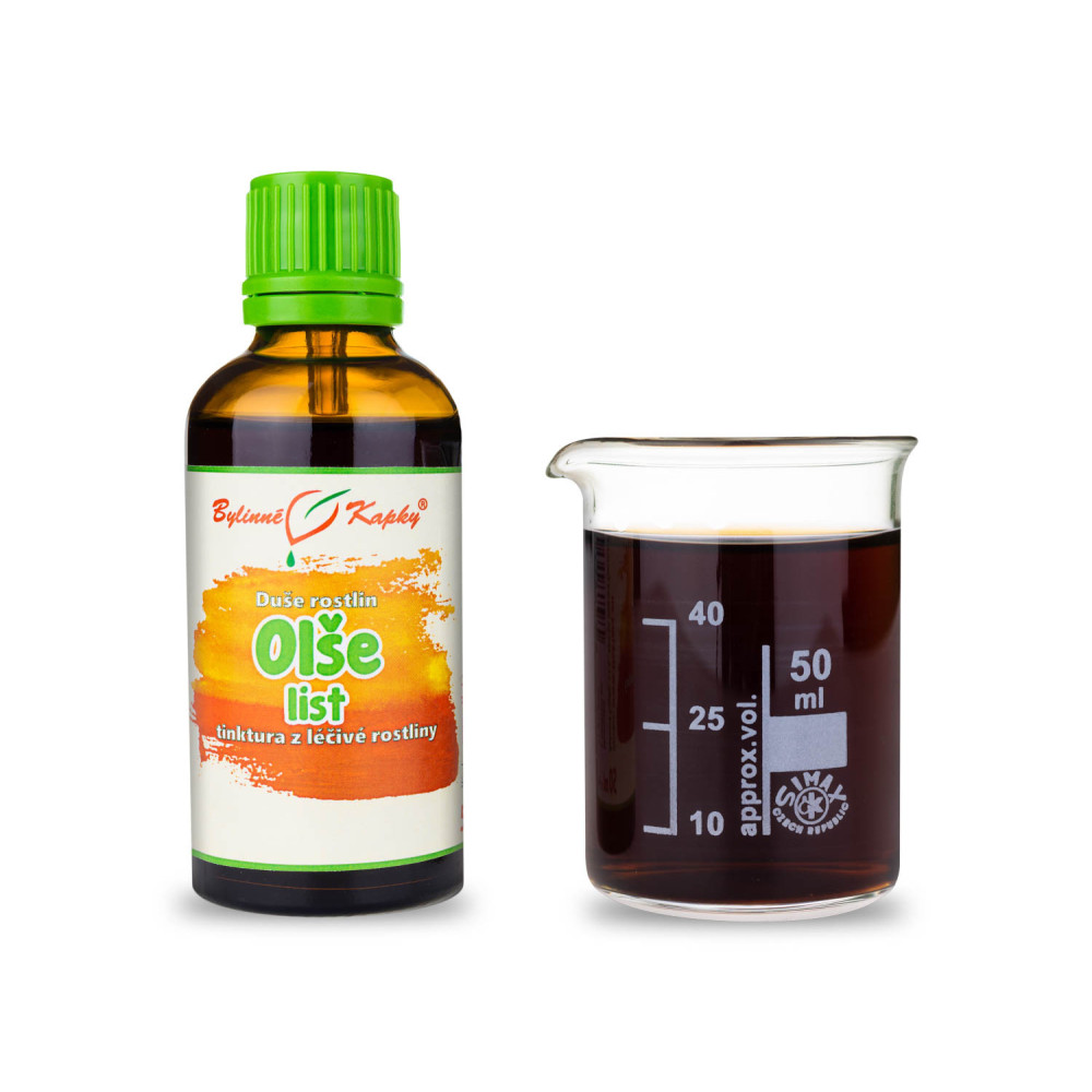Olše list - Duše rostlin tinktura 50 ml - Bylinné Kapky