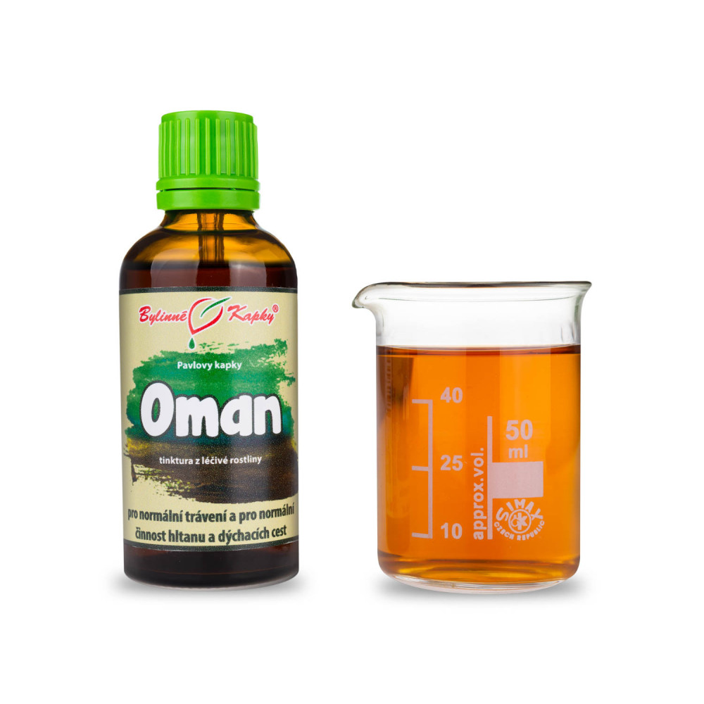 Oman tinktura 50 ml - Bylinné Kapky