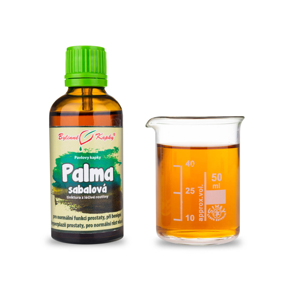 Palma sabalová (Serenoa repens) tinktura 50 ml - Bylinné Kapky