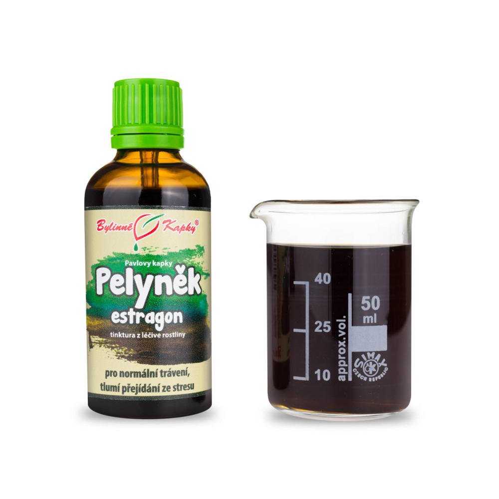Pelyněk estragon (kozalec) tinktura 50 ml - Bylinné Kapky