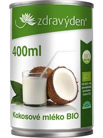 Kokosové mléko BIO 400ml - Zdravý den