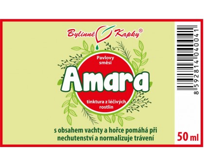 Amara tinktura 50 ml - Bylinné Kapky