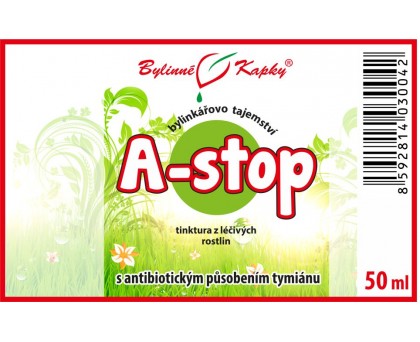 A-stop (Angistop) tinktura 50 ml - Bylinné Kapky