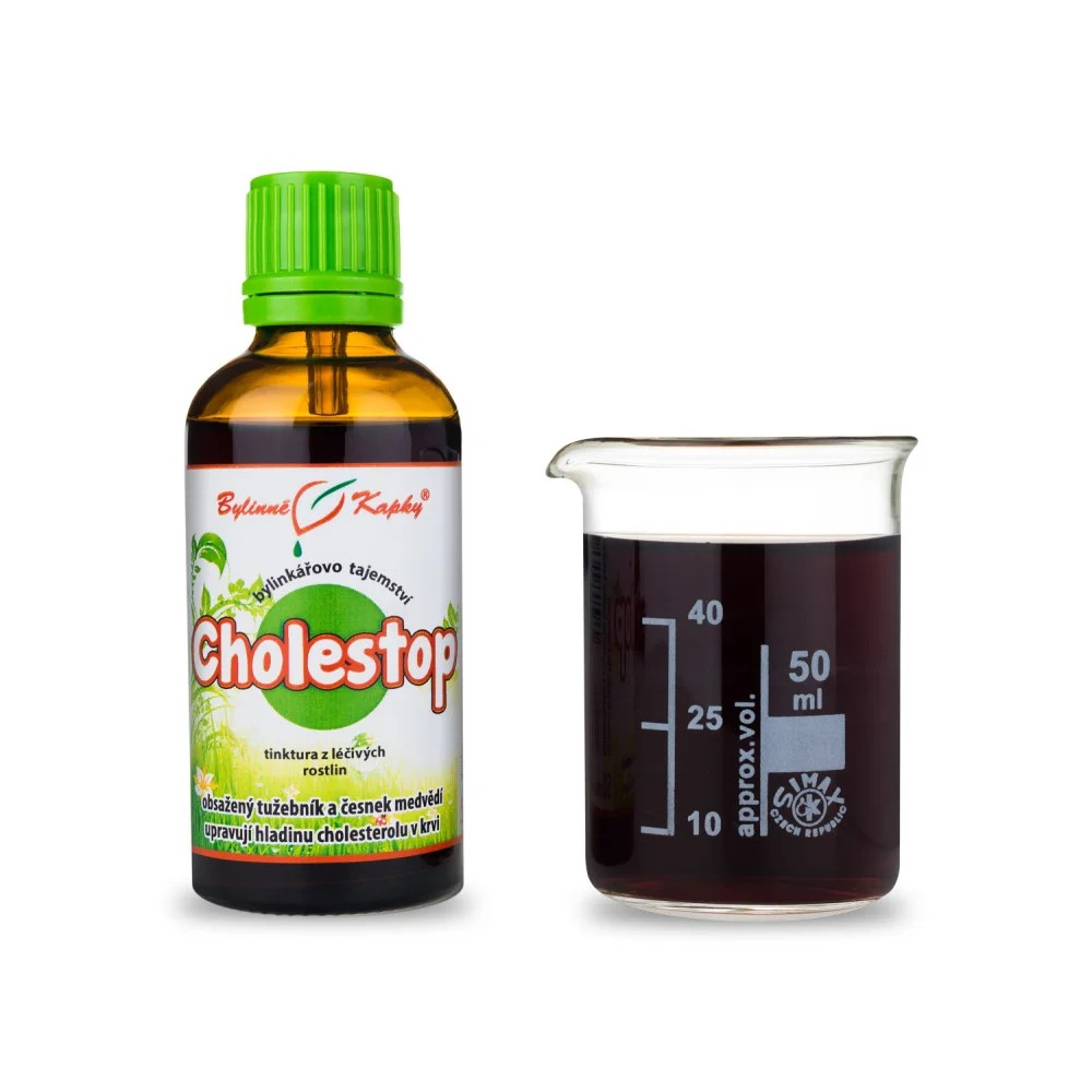 Cholestop tinktura 50 ml - Bylinné Kapky