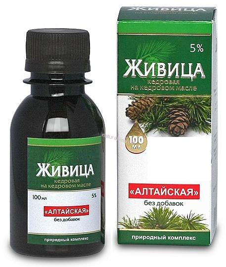 Olej ze sibiřského cedru s 5% pryskyřice 100ml