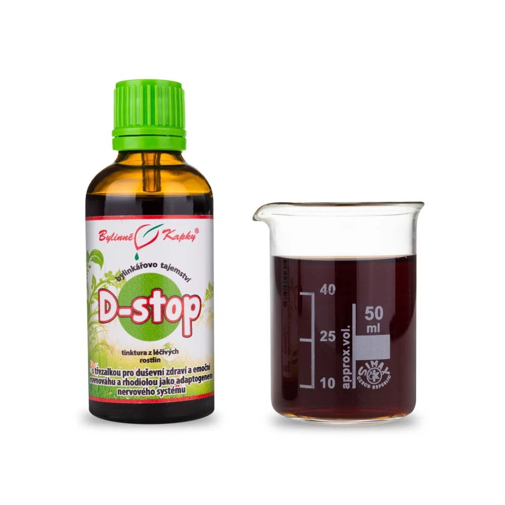 D-stop tinktura 50 ml - Bylinné Kapky