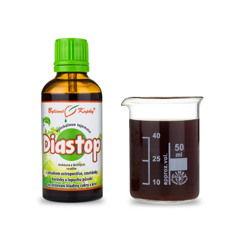 Diastop tinktura 50 ml - Bylinné Kapky