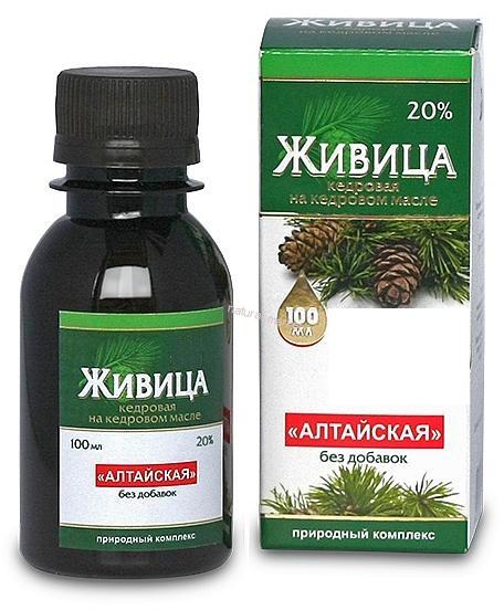 Olej ze sibiřského cedru s 20% pryskyřice 100ml