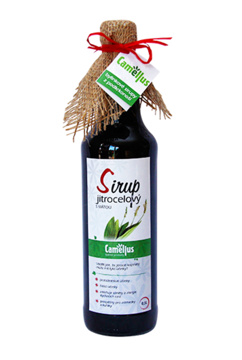 Jitrocelový sirup s mátou 500 ml - Camellus