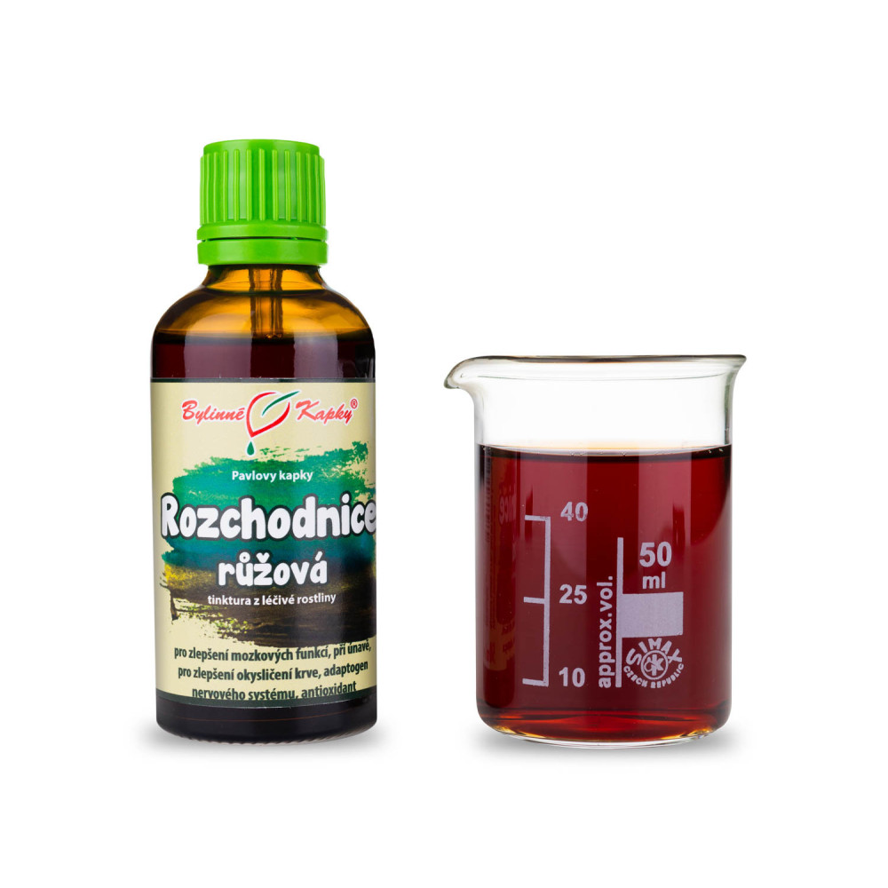 Rhodiola (rozchodnice) tinktura 50 ml - Bylinné Kapky