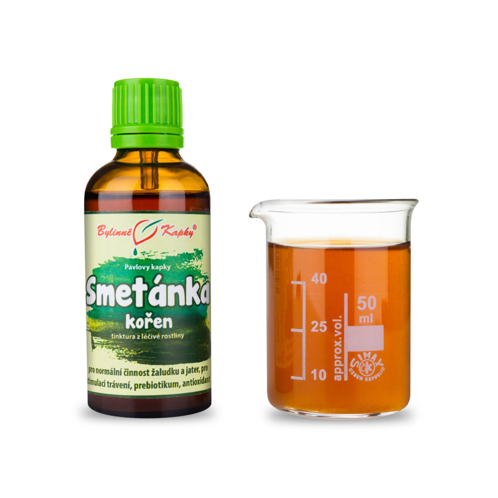 Smetanka (pampeliška) kořen tinktura 50 ml - Bylinné Kapky