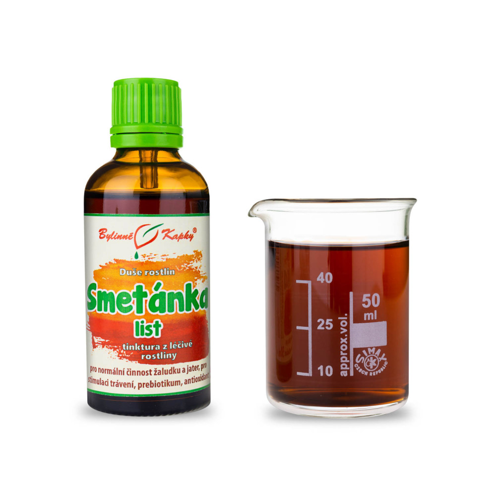Smetanka (pampeliška) list - Duše rostlin tinktura 50 ml - Bylinné Kapky
