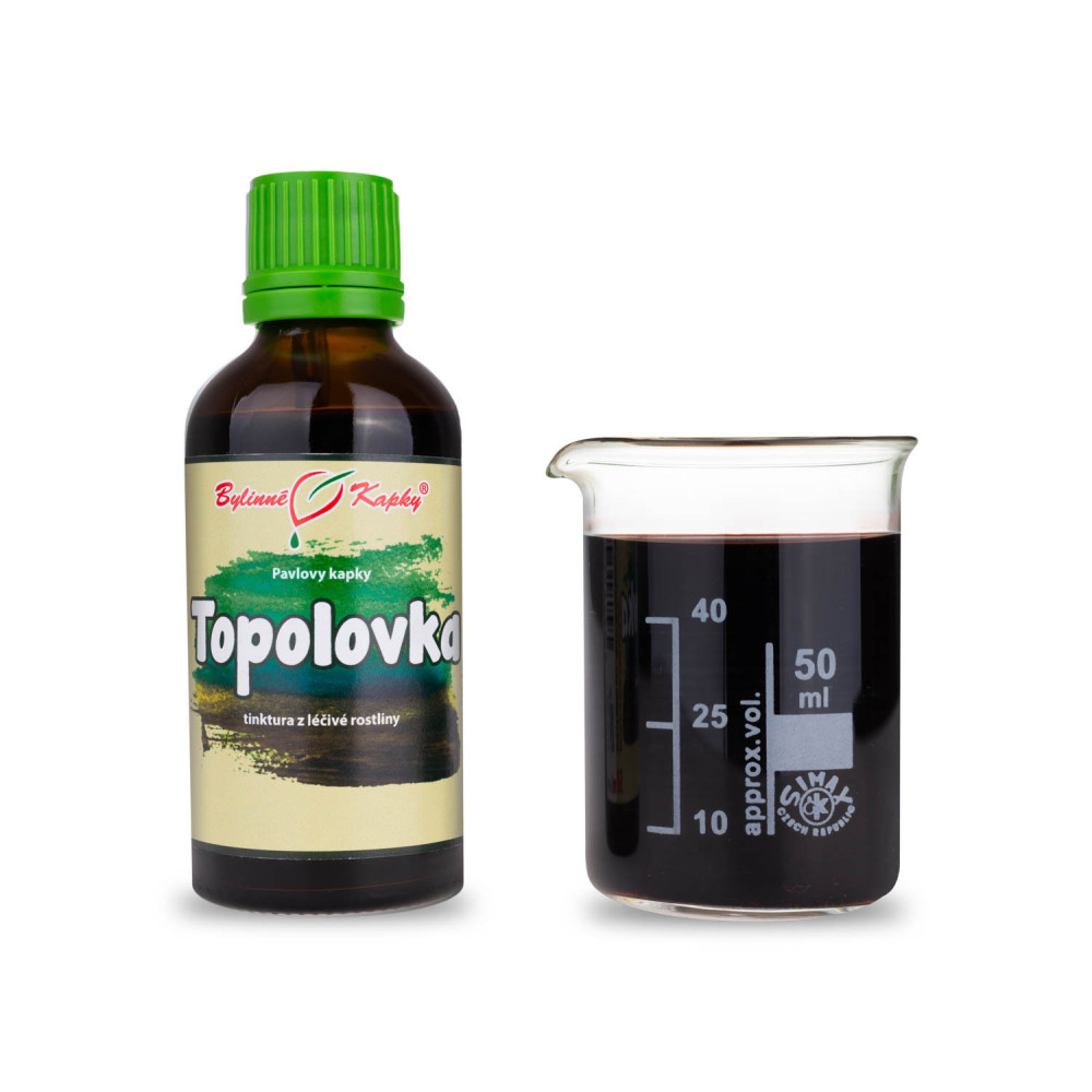 Topolovka květ tinktura 50 ml - Bylinné Kapky