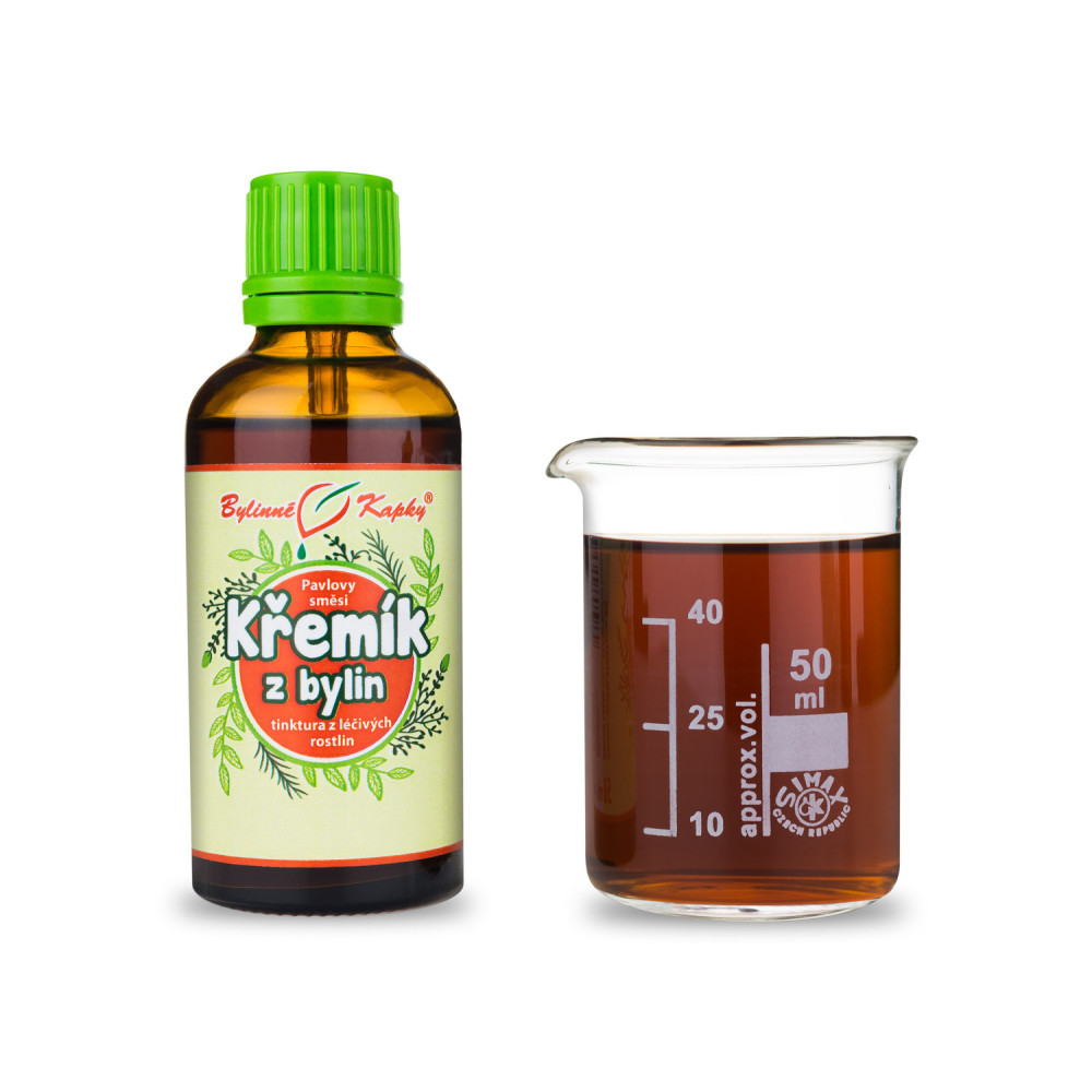 Křemík z bylin tinktura 50 ml - Bylinné Kapky