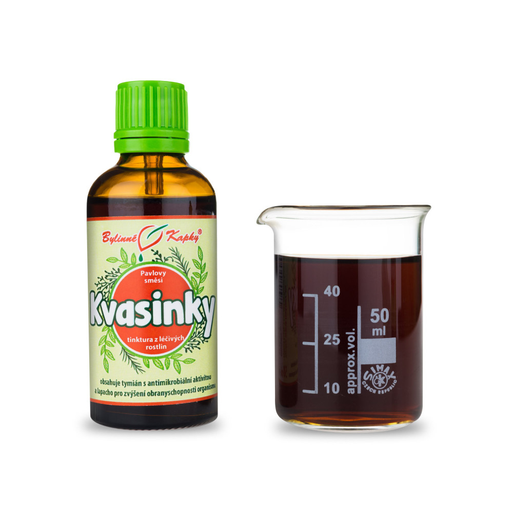 Kvasinky tinktura 50 ml - Bylinné Kapky