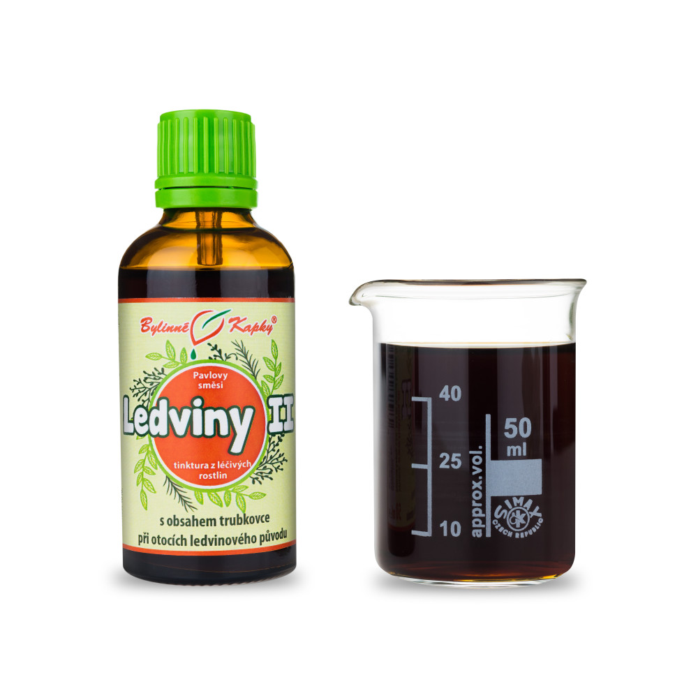 Ledviny II tinktura 50 ml - Bylinné Kapky
