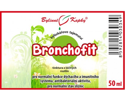 Bronchofit tinktura 50 ml - Bylinné Kapky