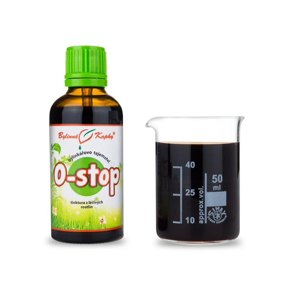 O-stop tinktura 50 ml - Bylinné Kapky