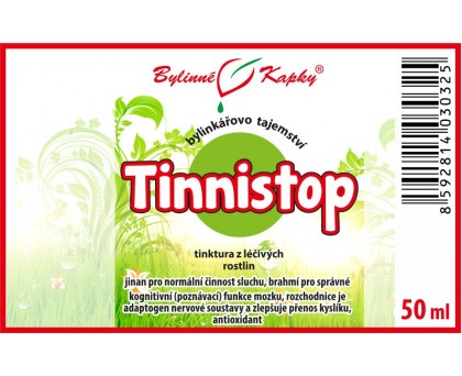 Tinnistop tinktura 50 ml - Bylinné Kapky