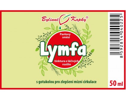 Lymfa tinktura 50 ml - Bylinné Kapky
