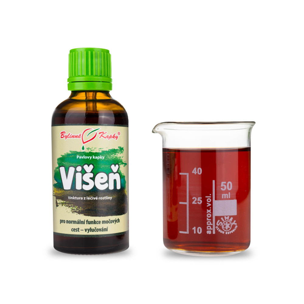 Višeň tinktura 50 ml - Bylinné Kapky