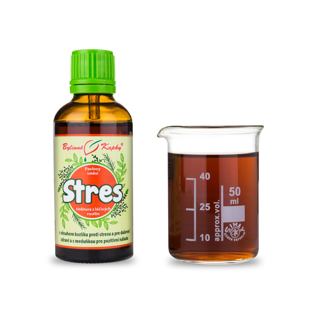 Stres tinktura 50 ml - Bylinné Kapky
