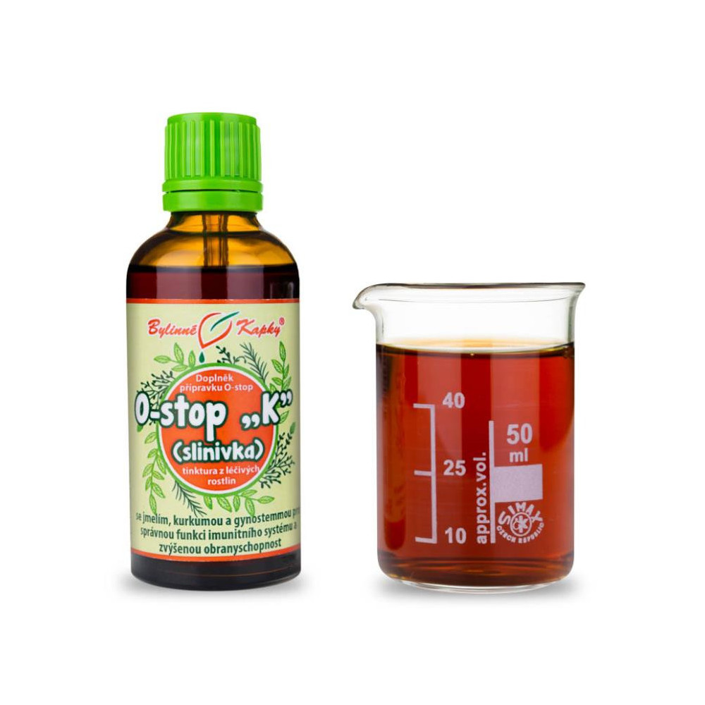 O-stop "K" - slinivka tinktura 50 ml - Bylinné Kapky