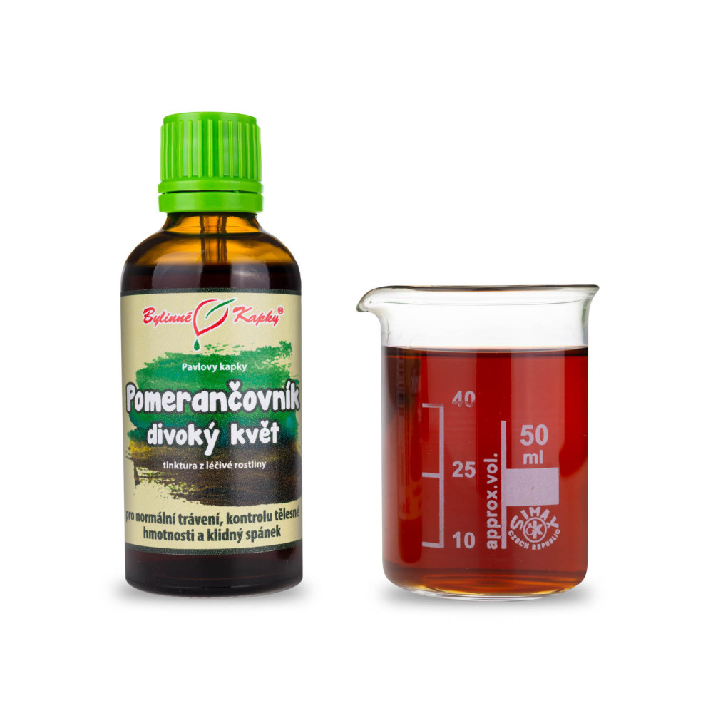 Pomerančovník divoký (hořký) květ tinktura 50 ml - Bylinné Kapky