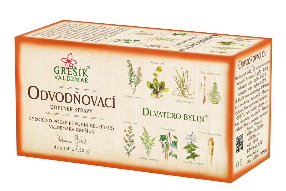 Odvodňovací Devatero bylin porcovaný 30x1,5 - Grešík