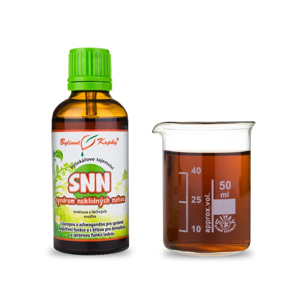 Neklidné nohy (SNN/RLS) tinktura 50 ml - Bylinné Kapky