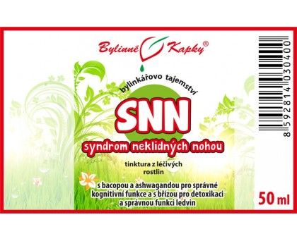 Neklidné nohy (SNN/RLS) tinktura 50 ml - Bylinné Kapky