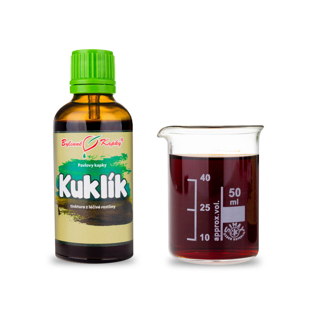 Kuklík tinktura 50 ml - Bylinné Kapky