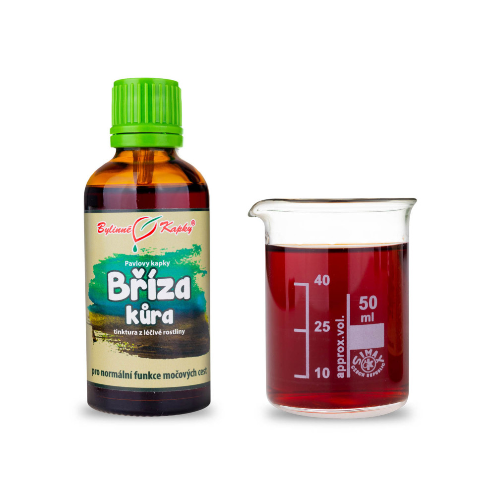 Bříza kůra 50 ml - Bylinné Kapky