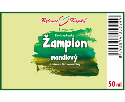 Žampion mandlový (brazilský) tinktura 50 ml - Bylinné Kapky