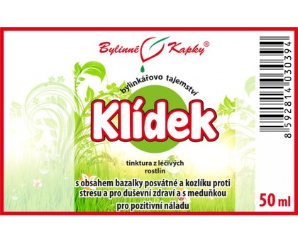 Klídek tinktura 50 ml - Bylinné Kapky