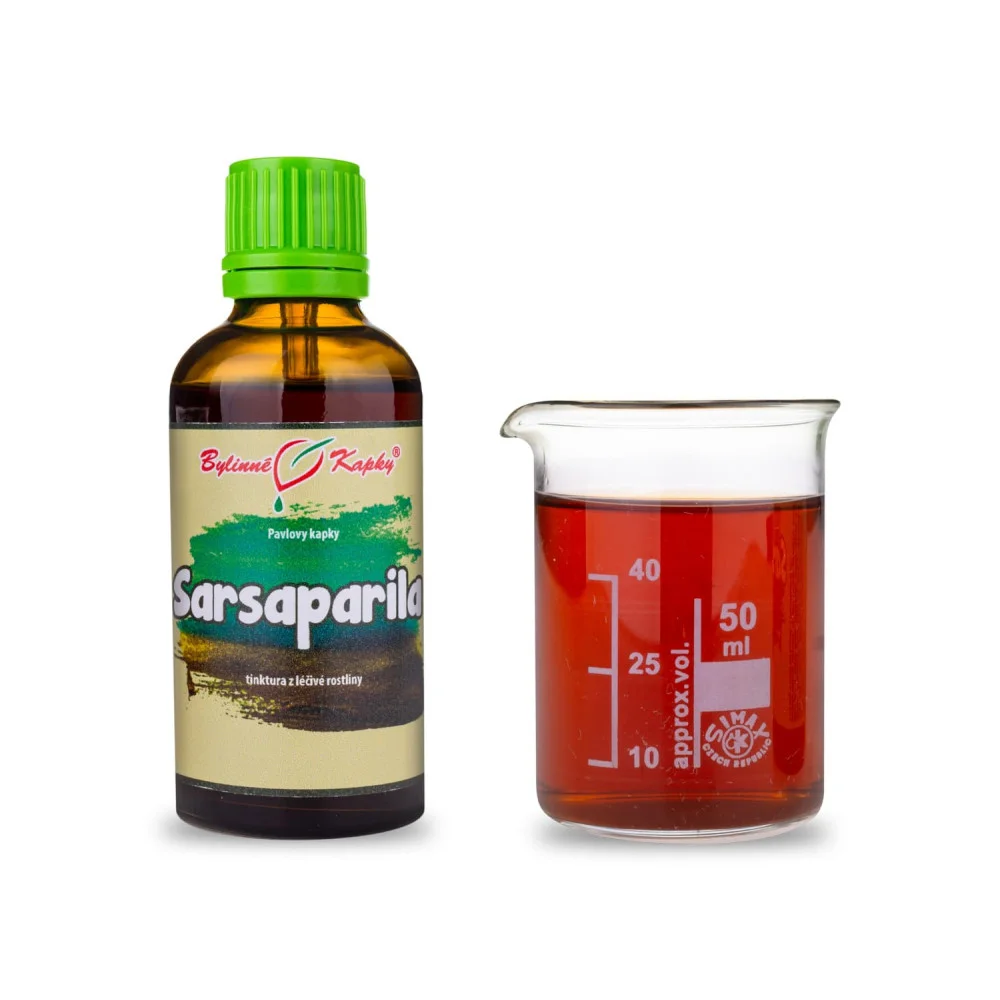 Sarsaparilla (Smilax, přestup) tinktura 50 ml - Bylinné Kapky