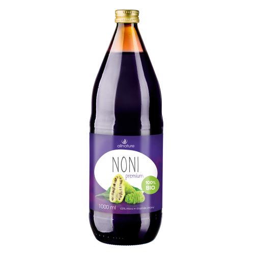 Noni BIO Premium 100% šťáva 1000 ml - Allnature