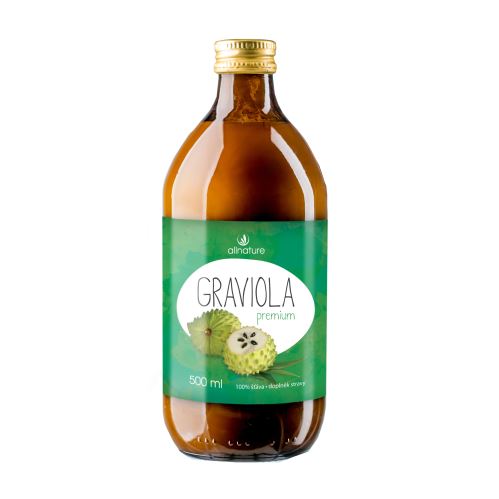 Graviola Premium 100% šťáva 500 ml Allnature