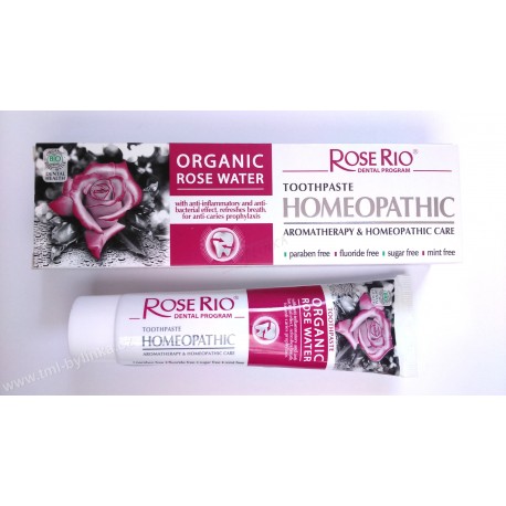 Homeopatická zubní pasta Damašská Růže 65ml ROSE RIO