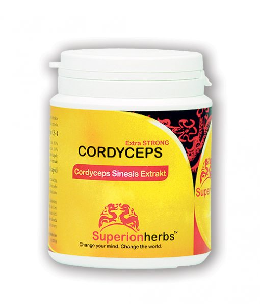 Cordyceps Extrakt 40 % polysacharidů 15 % manitolu 90 kapsl. - Superionherbs