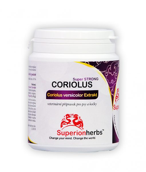 Coriolus versicolor Extrakt 50 % polysacharidů 90kapsl. - Superionherbs