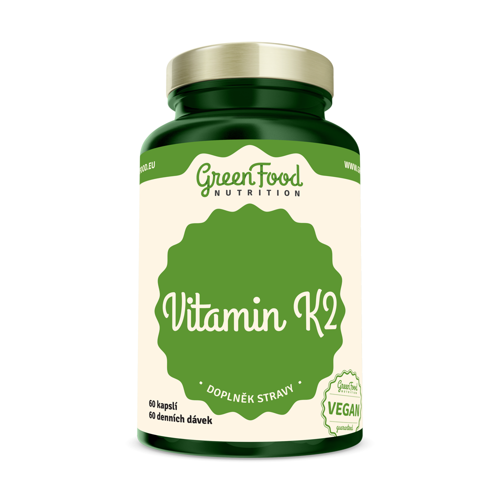 Vitamín K2 60 kapslí - GreenFood