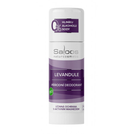 Levandule BIO přírodní deodorant s ativním magnéziem 60g - Saloos