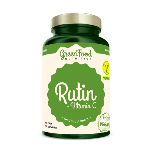 Rutin + Vitamin C 90 kapslí - GreenFood
